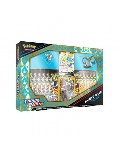 Coffret Collection Premium avec figurine Pokémon Crown Zenith (SWSH12.5) Shiny Zacian 🇬🇧 Par le système avancé 