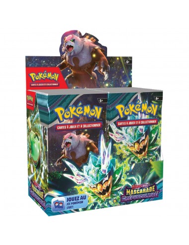 Display 36 boosters Pokémon Mascarade Crépusculaire (EV6) 🇫🇷 Jusqu'à 80% De Réduction