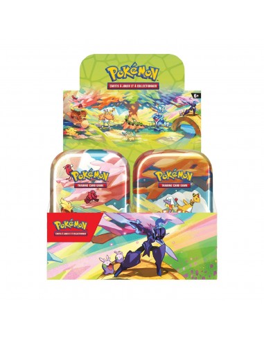 Display 10 mini-tins Pokémon Magnifique Paldea 🇫🇷 Toutes les collections ici