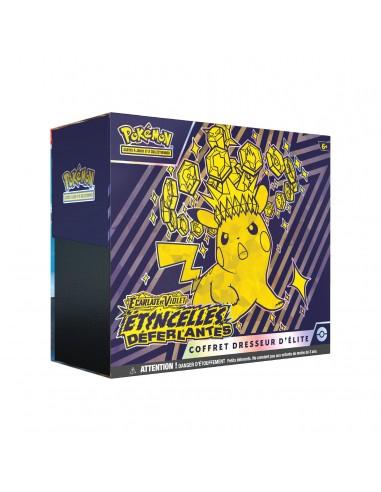 Coffret Dresseur d'Élite Pokémon Étincelles Déferlantes (EV8) 🇫🇷 livraison et retour toujours gratuits