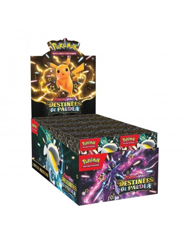 Display 10 lots de boosters Pokémon Destinées de Paldea (EV4.5) 🇫🇷 2 - 3 jours ouvrés.