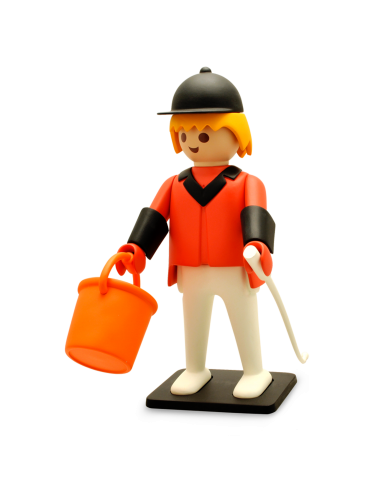 PLAYMOBIL VINTAGE DE COLLECTION : LE CAVALIER Véritable concentré